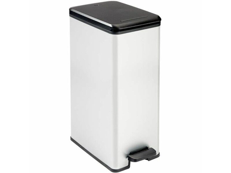 Kosz na śmieci Curver 240640 Srebrzysty Plastikowy 40 L