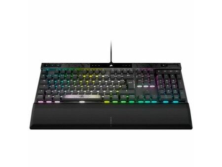 Klawiatura Bluetooth Corsair K70 MAX RGB Czarny Szary Francuski AZERTY