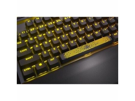 Klawiatura Bluetooth Corsair K70 MAX RGB Czarny Szary Francuski AZERTY