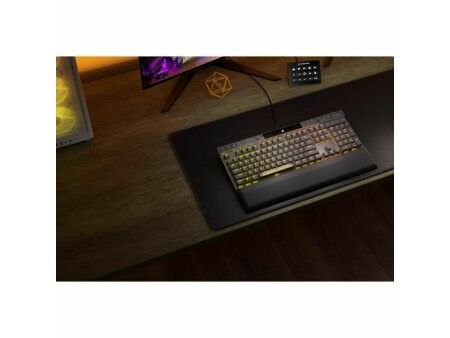 Klawiatura Bluetooth Corsair K70 MAX RGB Czarny Szary Francuski AZERTY
