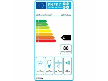 Okap konwencjonalny Continental Edison CEHD6058S