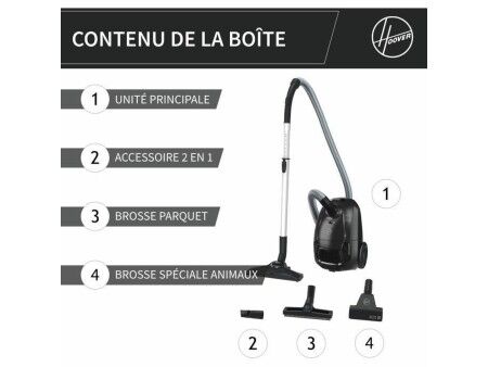 Odkurzacz Hoover HE120PET 011 Czarny Szary 700 W