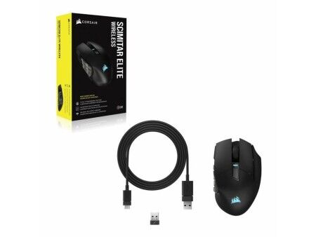 Myszka Bluetooth Bezprzewodowa Corsair SCIMITAR ELITE RGB Czarny