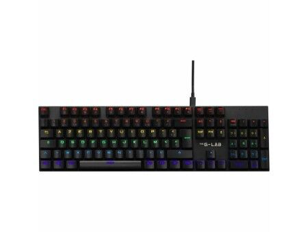 Klawiatura Bluetooth The G-Lab AZERTY Czarny Francuski