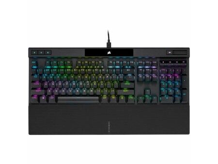 Klawiatura Bluetooth z podstawką do tabletu Corsair K70 RGB PRO Czarny Francuski AZERTY