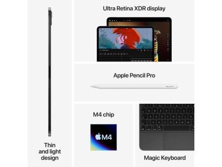 Tablet Apple MWR93NF/A 11" M4 16 GB RAM 2 TB Stal