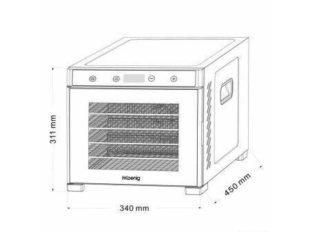 Urządzenie do Suszenia Żywności Hkoenig 650 W