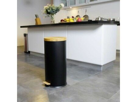 Kosz na Śmieci Kitchen Move   Czarny Czarny matowy 30 L