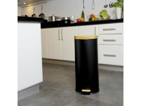 Kosz na Śmieci Kitchen Move   Czarny Czarny matowy 30 L