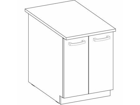 Meble Pomocnicze 60 x 51,6 x 85 cm Szary