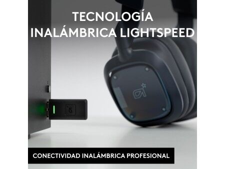 Słuchawki z Mikrofonem Logitech A30 Czarny