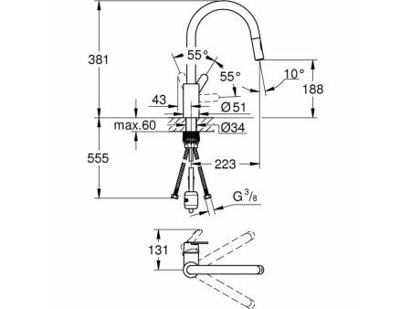 Kran jednouchwytowy Grohe 31484001