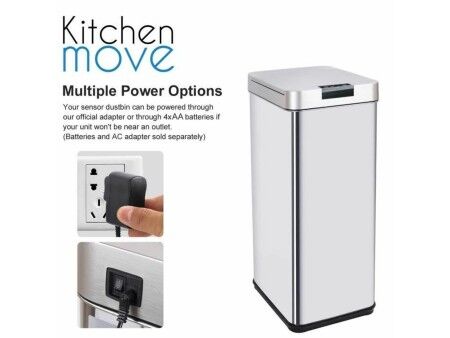 Kosz na śmieci Kitchen Move Szary 50 L