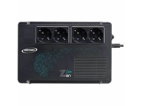 Zasilacz awaryjny UPS Interaktywny INFOSEC ZEN LIVE 500 500 VA 300 W