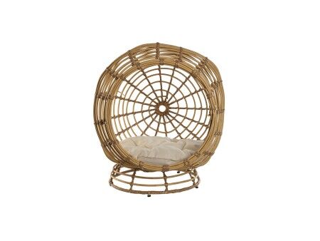 Łóżko dla zwierząt domowych Home ESPRIT Biały Naturalny rattan syntetyczny 60 x 58 x 58 cm