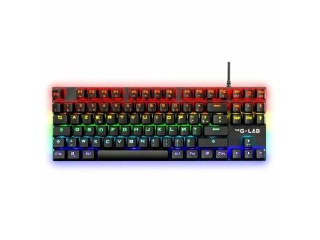 Klawiatura do Gier/ OR: Klawiatura Gamingowa The G-Lab Mercury AZERTY Francuski Czarny