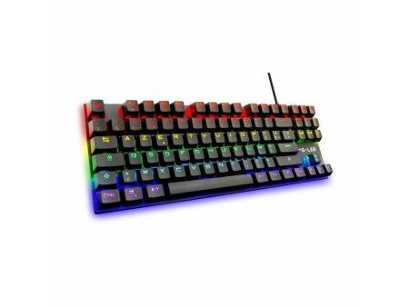 Klawiatura do Gier/ OR: Klawiatura Gamingowa The G-Lab Mercury AZERTY Francuski Czarny