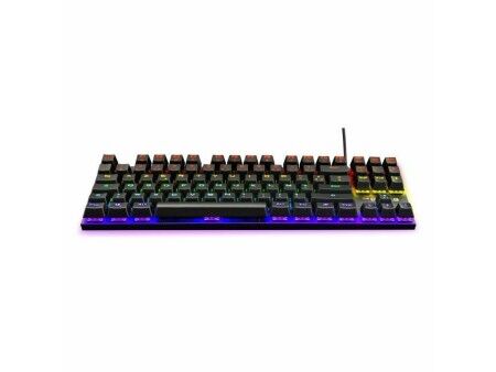 Klawiatura do Gier/ OR: Klawiatura Gamingowa The G-Lab Mercury AZERTY Francuski Czarny