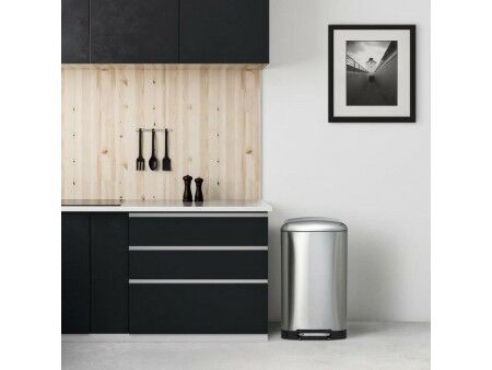 Kosz na Śmierci z Pedałem Kitchen move GREENWICH Stal nierdzewna (40 L)