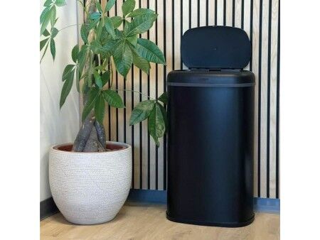 Kosz na śmieci Kitchen Move Czarny Stal nierdzewna 58 L