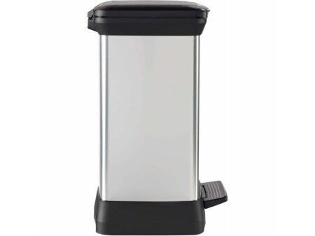 Kosz na śmieci do recyklingu Curver Duo Déco Srebrzysty 10 L 18 L