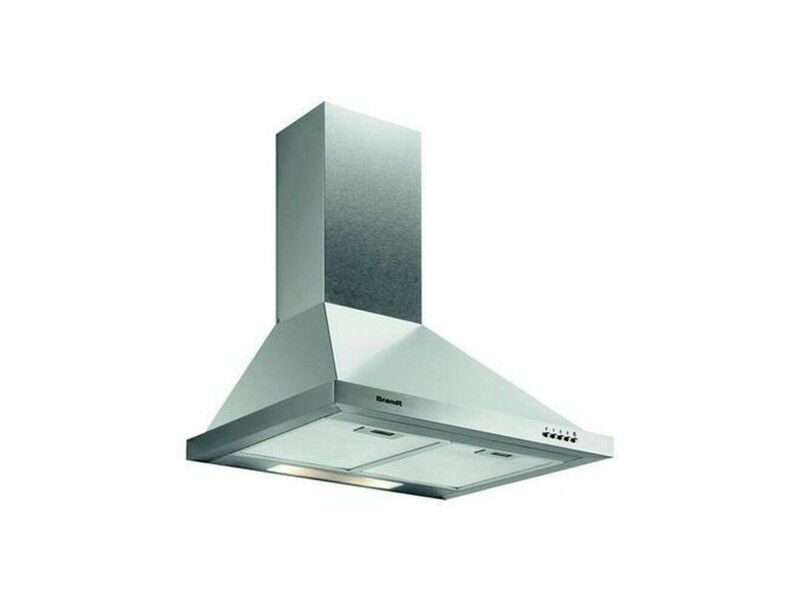 Okap konwencjonalny Brandt AD1006X 80W 600 m3/h Stal nierdzewna (60 cm)