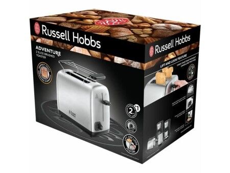 Toster Russell Hobbs 24080-56 850 W Srebrzysty