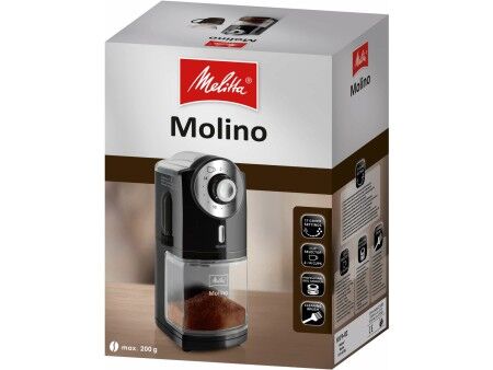 Młynek do kawy Melitta 1019-02 200 g Czarny Plastikowy 1000 W 100 W