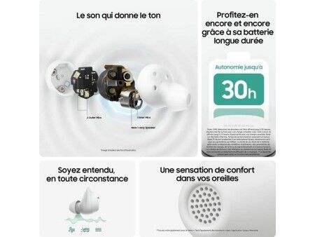 Słuchawki Samsung Galaxy Buds FE Biały
