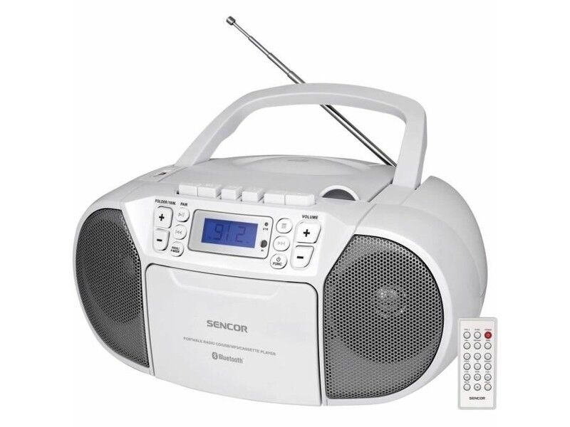 Radio Kasetowe Sencor SPT 3907 W Niebieski Biały