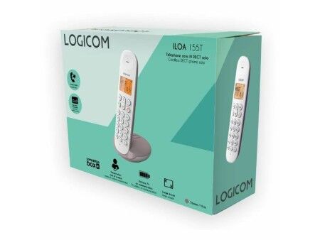 Telefon Bezprzewodowy Logicom ILOA 155T SOLO Brązowy Szary Taupe