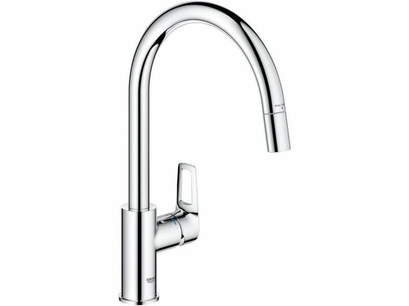 Kran jednouchwytowy Grohe StartLoop Kształt C Mosiądz