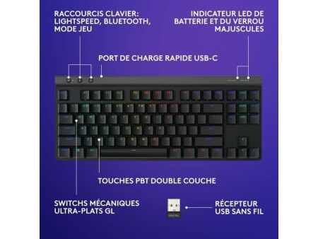 Klawiatura Logitech 920-012546 Czarny