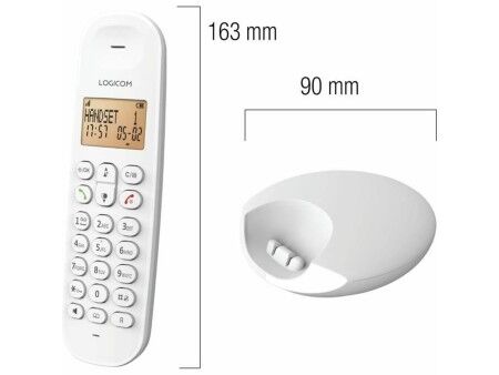 Telefon Stacjonarny Logicom DECT ILOA 150 SOLO Biały