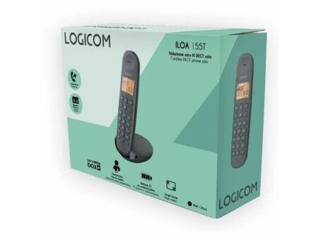 Telefon Stacjonarny Logicom DECT ILOA 155T SOLO Czarny