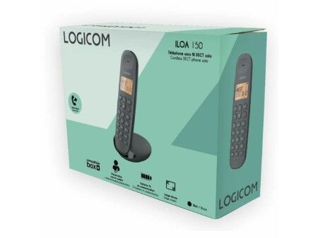Telefon Stacjonarny Logicom DECT ILOA 150 SOLO Czarny
