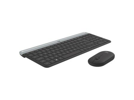 Klawiatura i Myszka Logitech 920-009190 Czarny Szary Francuski AZERTY