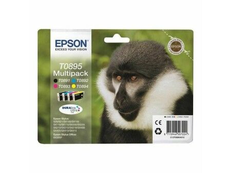 Oryginalny Wkład Atramentowy Epson Żółty Czarny Turkusowy Magenta