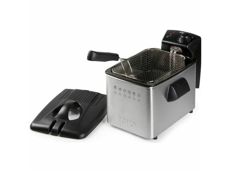 Frytkownica DOMO DO465FR 4 L 3000 W Srebrzysty Stal