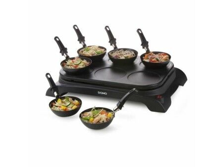 Patelnia Wok DOMO DO8710W 1000W Czarny