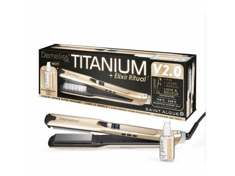 Prostownica Saint-Algue TITANIUM V2 ELIXIR RITUAL DEMELISS Prostownica Saint-Algue TITANIUM V2 ELIXIR RITUAL DEMELISS