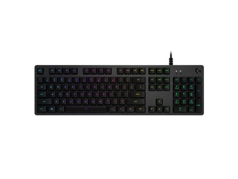 Klawiatura Logitech Lightsync G512 Gaming Czarny Oświetlenie RGB AZERTY