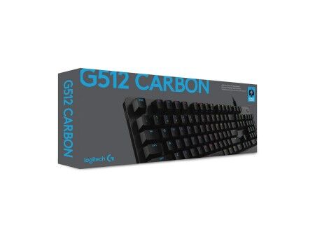 Klawiatura Logitech Lightsync G512 Gaming Czarny Oświetlenie RGB AZERTY