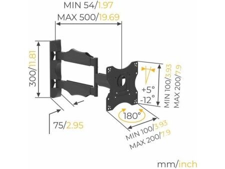 Uchwyt na TV Nanook Full Motion Tilt 43" 19"