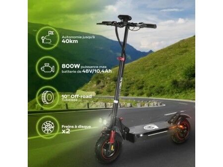 Skuter elektryczny Urbanglide ECROSS PRO LITE 2 Czarny 25 km/h