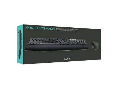 Klawiatura i Myszka Logitech PERFORMANCE MK850 Czarny AZERTY