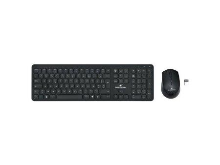 Klawiatura i Myszka Bluestork Easy Slim AZERTY Czarny Francuski