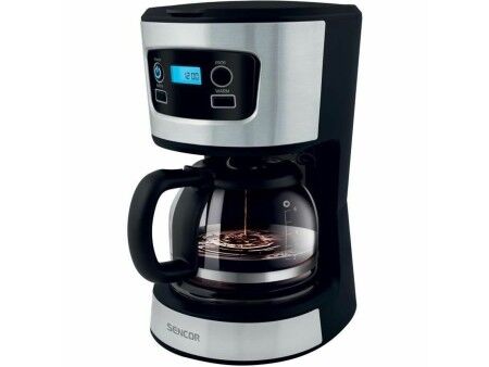 Ekspres do Kawy Przelewowy Sencor SCE 3700BK Czarny Szary noir 700 W