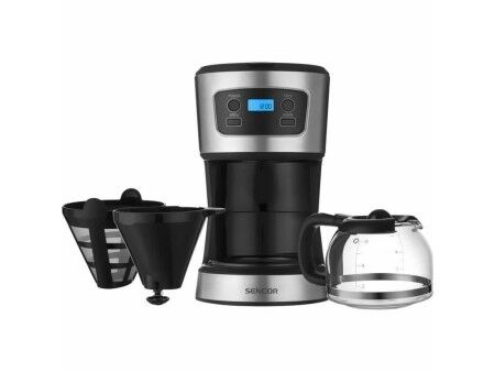 Ekspres do Kawy Przelewowy Sencor SCE 3700BK Czarny Szary noir 700 W