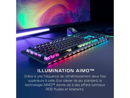 Klawiatura Bluetooth Roccat Vulcan II Max - Linear Czarny Francuski QWERTY